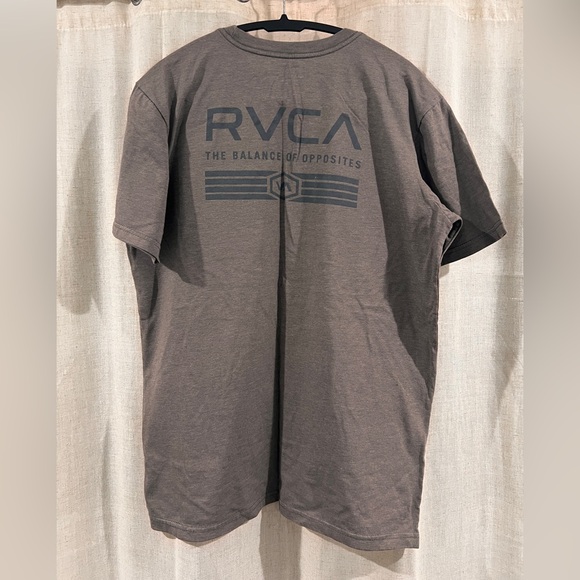 RVCA T-Shirt Large Grey - Picture 2 of 3